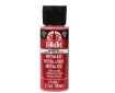 pintura acrilica metalizada metallic acrylic folk art x2oz 59ml color 493 bright red rojo brillante 2