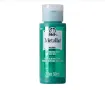 pintura acrilica metalizada metallic acrylic folk art x2oz 59ml color 491 chrismas green verde navidad 0