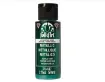 pintura acrilica metalizada metallic acrylic folk art x2oz 59ml color 491 chrismas green verde navidad 2