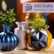 pintura acrilica metalizada metallic acrylic folk art x2oz 59ml color 36271 green silk seda verde 6