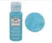 pintura acrilica perlada brillante perle acrylic folk art x2oz 59ml color 4587 cashmere blue azul 2