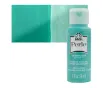 pintura acrilica perlada brillante perle acrylic folk art x2oz 59ml color 4583 whipped green verde 0