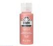pintura acrilica mate acrylic matte folk art x59ml color 51004 creamy coral cremoso 0