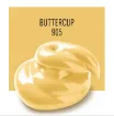 pintura acrilica mate acrylic matte folk art x59ml color 905 buttercup boton oro 2