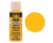 pintura acrilica mate acrylic matte folk art x59ml color 2551 moon yellow amarillo luna 0