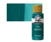 pintura acrilica mate acrylic matte folk art x59ml color 405 teal verde azulado 0