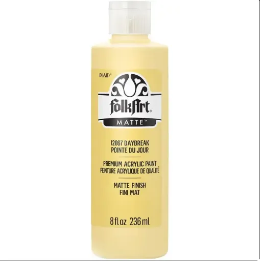 pintura acrilica mate acrylic color f a folk art x8oz 236ml color 12067 daybreak recreo dia 0