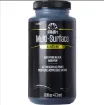 pintura acrilica satinada multi surface folk art 16oz 473ml color 6383 pure black negro puro 0