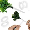 cinta florista floral tape papel 12mms rollo 27mts color blanco 2