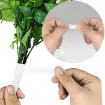 cinta florista floral tape papel 12mms rollo 27mts color blanco 4