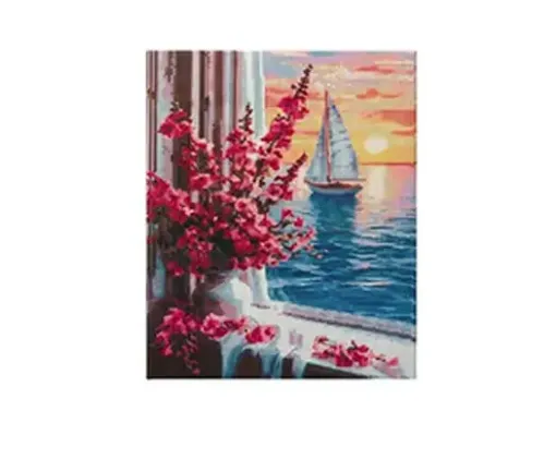 pintura diamantes 5d bastidor 30x40cms motivo summer view 0