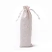 bolsa rustica arpillera yute 19x8cms color blanco antiguo x5 unidades 0