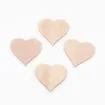 apliques calados madera forma corazon 50x52mms x25 unidades aprox 0