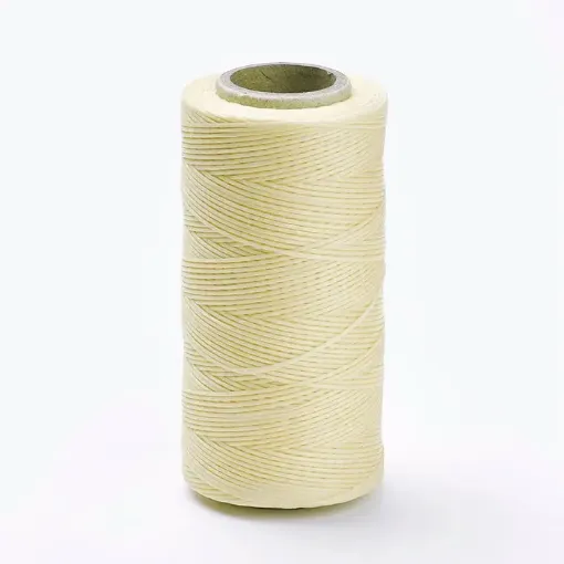 hilo poliester encerado fino 1mm carretel 250mts color trigo 0