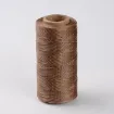hilo poliester encerado fino 1mm carretel 250mts color camel 0