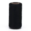 hilo poliester encerado fino 1mm carretel 250mts color negro 2
