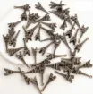 dije colgante metalico modelo torre eiffel 3d medida 8x6x24mms x10 unidades color oro viejo 0