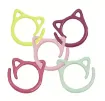 marcadores punto plastico forma cabeza gato medida 17mms x10 unidades aprox multicolor 0