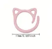 marcadores punto plastico forma cabeza gato medida 17mms x10 unidades aprox multicolor 2