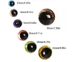 ojos realistas seguridad 3d plastico 16mms para peluches amigurumis x8 pares colores surtidos 4