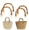 asas para bolso cartera plastico imitacion bambu medida 150x120mms argollas precio del par 1