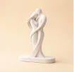 pieza impresion 3d abs modelo pareja amantes abstracta medida 50x20x80mms color blanco 1