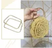 asas para bolso cartera metalica forma semicircular medida 118x87mms precio del par dorado 1