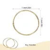 asas para bolso cartera metalica forma circular medida 110mms precio del par dorado 0