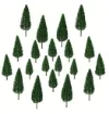 arbol pino 3d mini plastico para maquetas arboles 35 75mms por 10 unidades surtidas 0