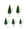 arbol pino 3d mini plastico para maquetas arboles 35 75mms por 10 unidades surtidas 1
