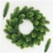 rama artificial pino mini plastico para maquetas arboles 100mms por 10 unidades 0