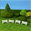 banco plaza mini 3d resina abs para maquetas 33x19x20mms por 5 unidades modelo corazon 3