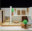 piezas resina abs para maquetas juego gabinetes alacenas 30mms escala 1 50 por 6 piezas color caqui 3