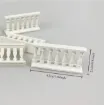 valla mini medida 43x15x21mms 3d resina abs para maquetas modelismo x4 unidades color blanco 1