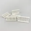 valla mini medida 43x15x21mms 3d resina abs para maquetas modelismo x4 unidades color blanco 2