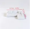 sofa esquinero mini 3d resina abs para maquetas medida 87x60x25mms color blanco por unidad 1