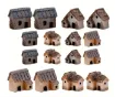 casas miniatura 20mms 3d resina abs para maquetas por 4 unidades modelos surtidos 1