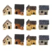 casas miniatura 20mms 3d resina abs para maquetas por 4 unidades modelos surtidos 2