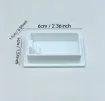 piscina rectangular escalera mini 3d resina abs para maquetas medida 60x40x15mms color blanco 2
