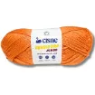 lana 100 acrilica cisne rendidora jumbo tex425 para tejer x100grs color 01901 naranja claro 0