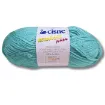 lana 100 acrilica cisne rendidora jumbo tex425 para tejer x100grs color 07013 verde pastel 0