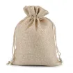 bolsa rustica medida 14x10cms cordon por 5 unidades color canela 0