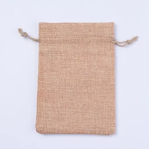 bolsa rustica arpillera yute 14x10cms por unidad varios colores 0
