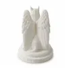 pieza impresion 3d abs modelo griffon alado medida 67x67x85mms color blanco 3