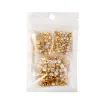 piedras coser imitacion strass cristal set x3 mediddas 4x3 5x4 5 6x5mms por 200 unidades base dorada 2