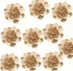 flor artificial rustica hecha mano vintage 60mms x4 unidades 0