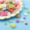 apliques resina flores colores 14 21mms x20 unidades 0
