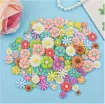 apliques resina flores colores 14 21mms x20 unidades 1