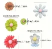 apliques resina flores colores 14 21mms x20 unidades 2