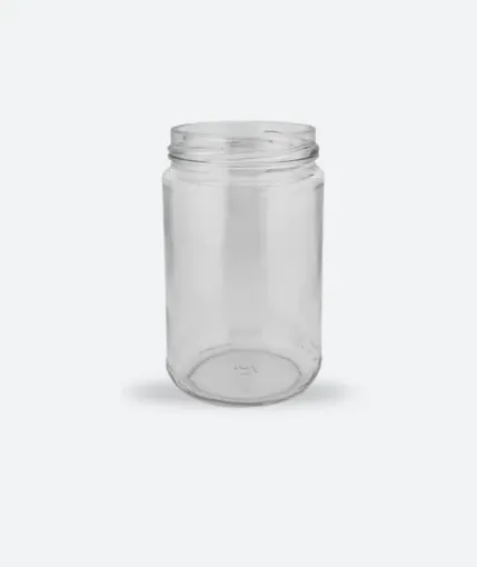 frasco vidrio conserva to63 330ml medida 6 5x11 5cms boca 5 5cms con tapa 0